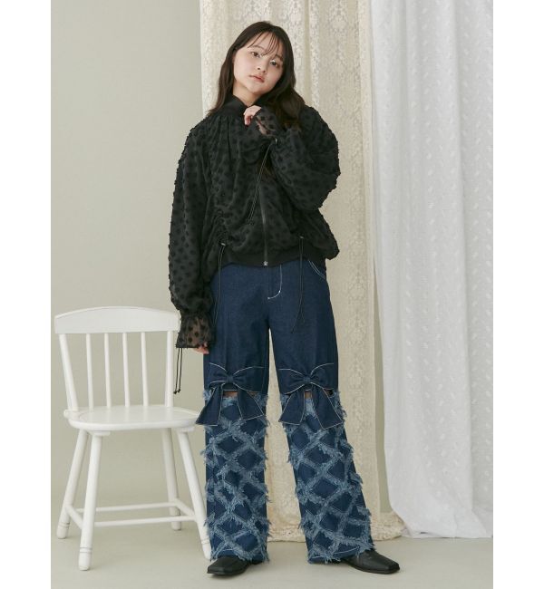merry jenny「flowerシアードロストトラックジャケット」|その他|