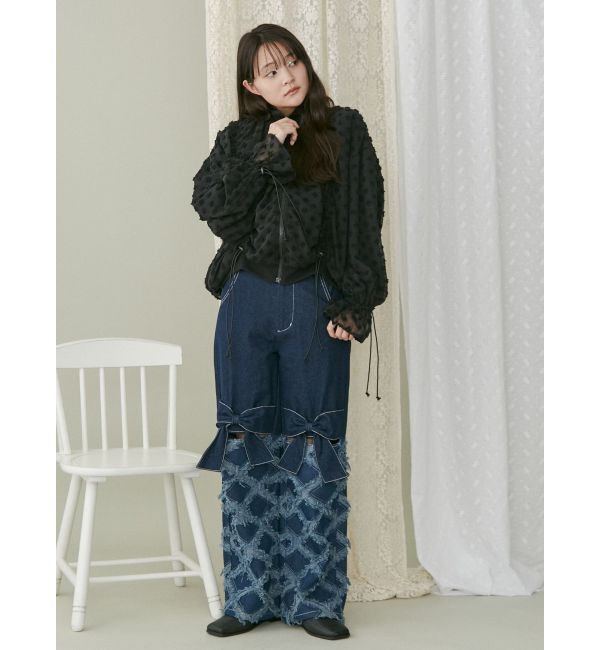 merry jenny「flowerシアードロストトラックジャケット」|その他|