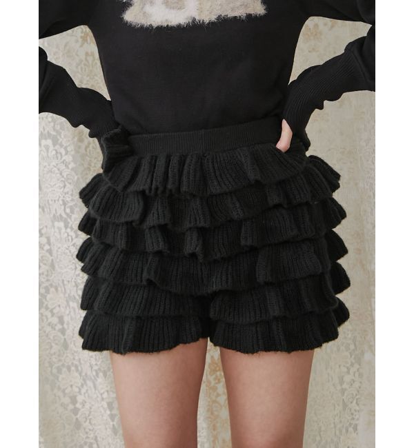 merry jenny「モヘヤライクティアードショートパンツ」|その他|