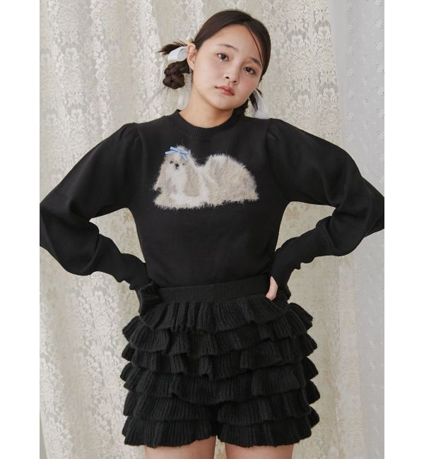 merry jenny「モヘヤライクティアードショートパンツ」|その他|