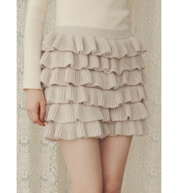 merry jenny「モヘヤライクティアードショートパンツ」|その他|