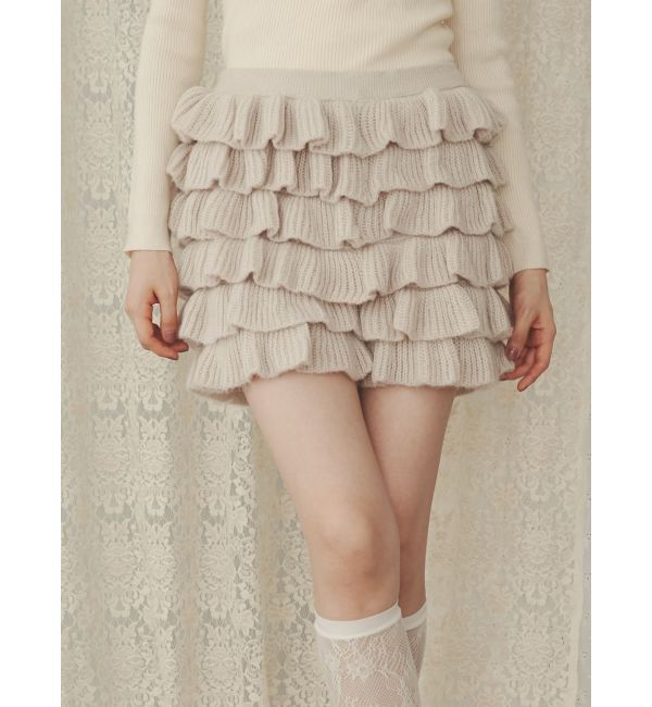 merry jenny「モヘヤライクティアードショートパンツ」|その他|