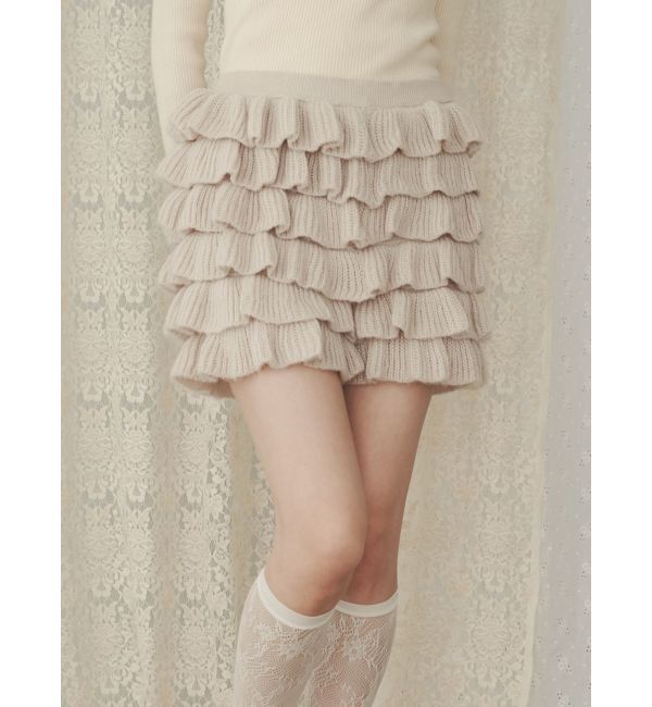 merry jenny「モヘヤライクティアードショートパンツ」|その他|