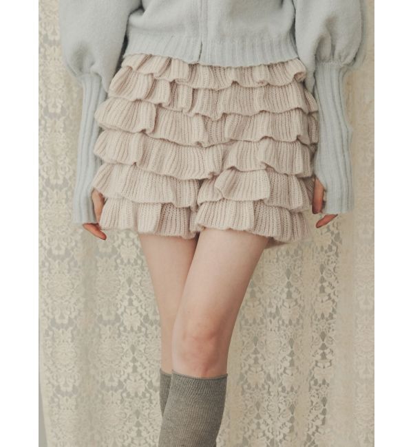 merry jenny「モヘヤライクティアードショートパンツ」|その他|