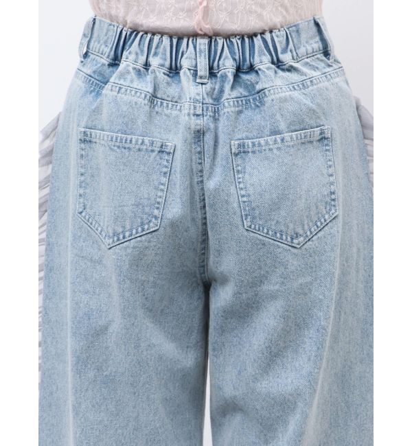 merry jenny「チュールフリルデニムパンツ」|その他|