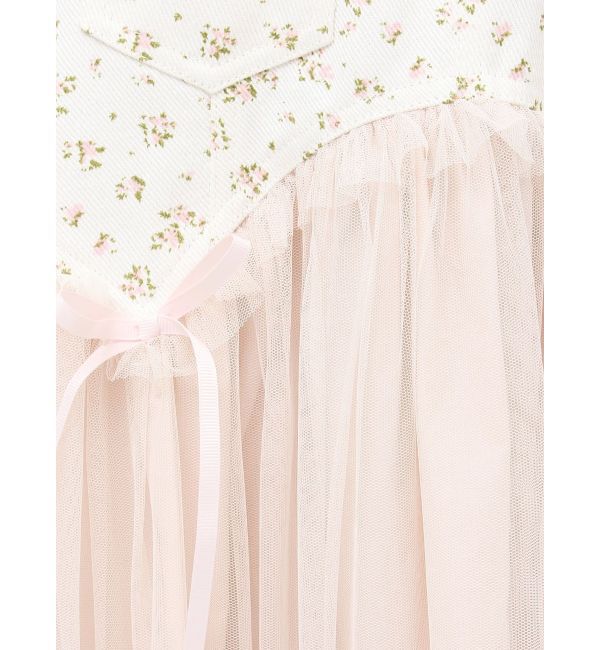 merry jenny「petit flowerチュールキャミワンピース」|ワンピース|