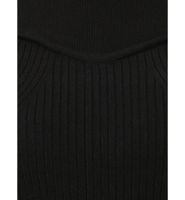 GYDA「ショルダーオープン ビスチェデザインニットタイトワンピース」|ワンピース|