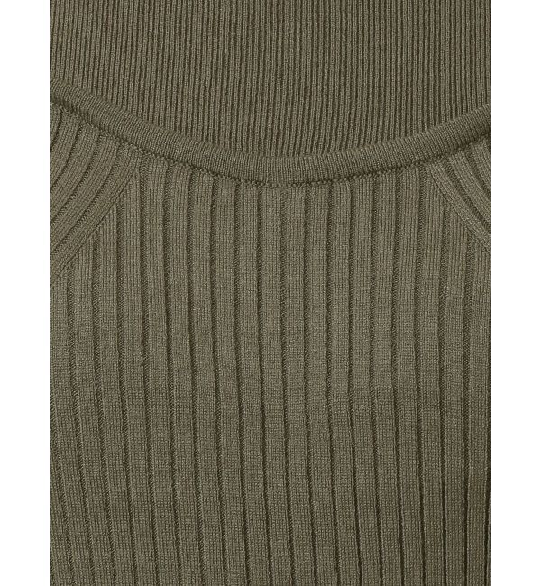 GYDA「ショルダーオープン ビスチェデザインニットタイトワンピース」|ワンピース|