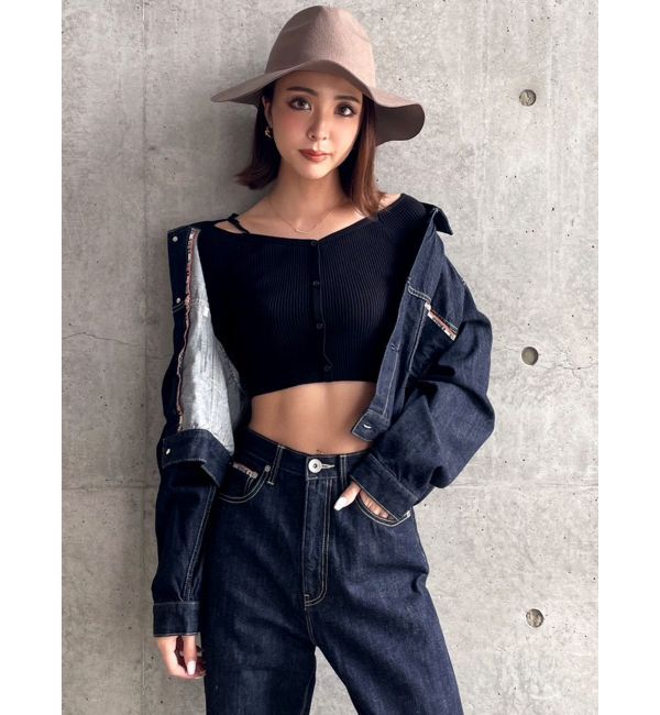 GYDA「GYDIESセルビッチデニムGジャン」|ブルゾン・スタジャン|