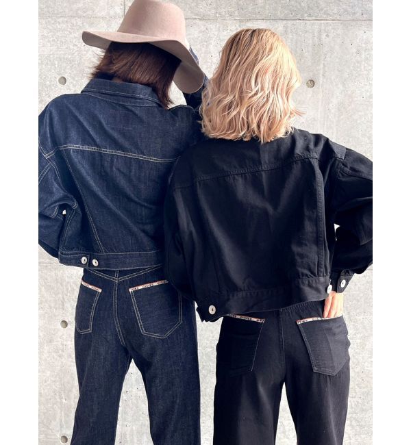 GYDA「GYDIESセルビッチデニムGジャン」|ブルゾン・スタジャン|