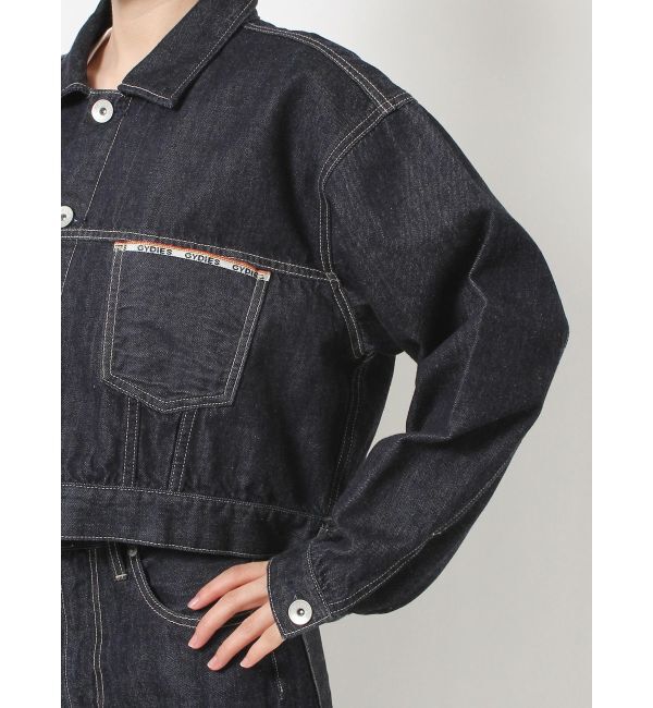 GYDA「GYDIESセルビッチデニムGジャン」|ブルゾン・スタジャン|