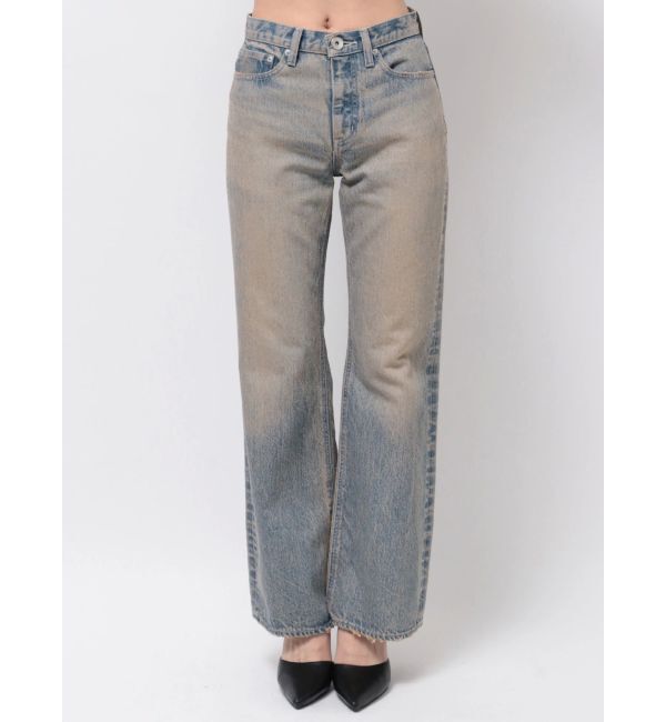 GYDA「ハイウエスト ASID WASHワイドデニムパンツ」|デニム|