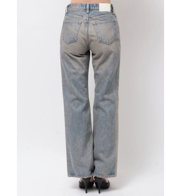 GYDA「ハイウエスト ASID WASHワイドデニムパンツ」|デニム|