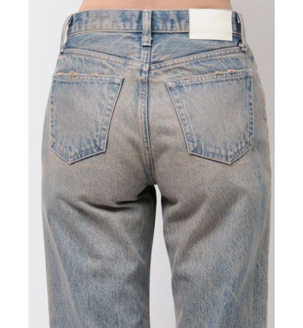 GYDA「ハイウエスト ASID WASHワイドデニムパンツ」|デニム|