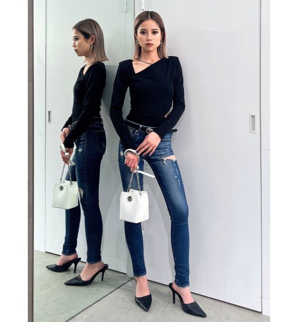 GYDA「【TINY】チェーンネックレス付きボディスーツ」|その他|