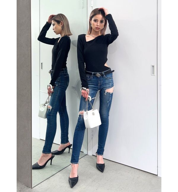 GYDA「【TINY】チェーンネックレス付きボディスーツ」|その他|