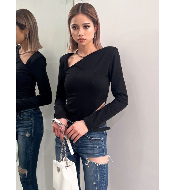 GYDA「【TINY】チェーンネックレス付きボディスーツ」|その他|