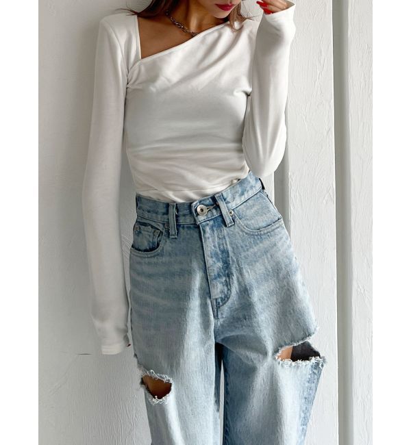 GYDA「【TINY】チェーンネックレス付きボディスーツ」|その他|