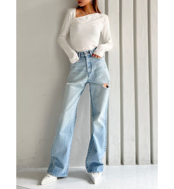 GYDA「【TINY】チェーンネックレス付きボディスーツ」|その他|