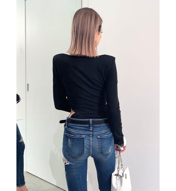 GYDA「【TINY】チェーンネックレス付きボディスーツ」|その他|