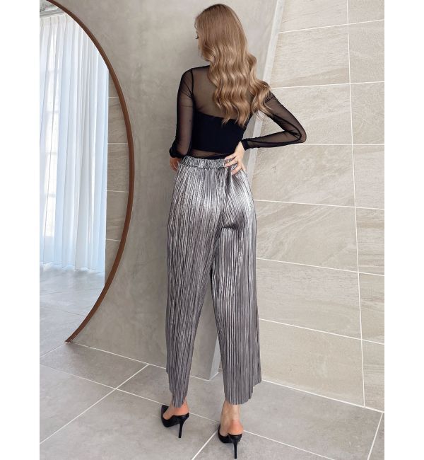 GYDA「foil プリーツワイドパンツ」|その他|