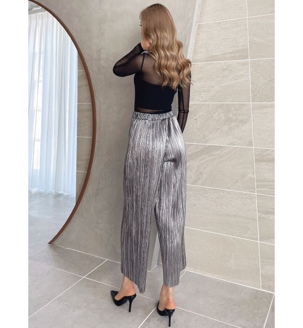 GYDA「foil プリーツワイドパンツ」|その他|