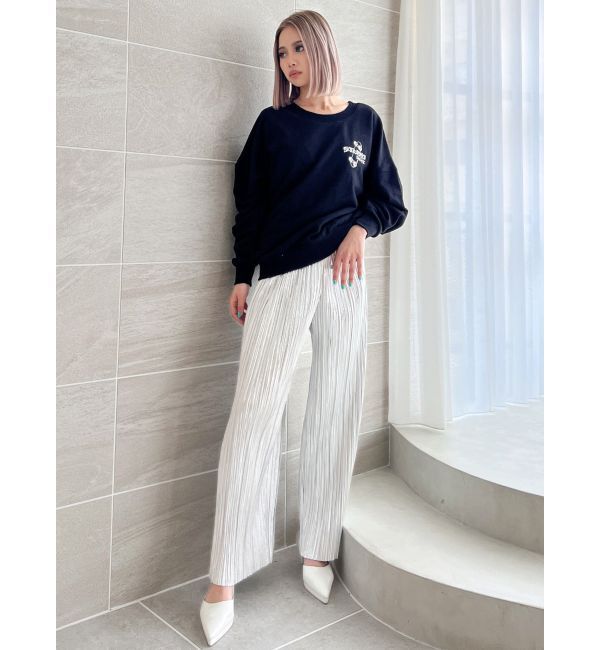 GYDA「foil プリーツワイドパンツ」|その他|