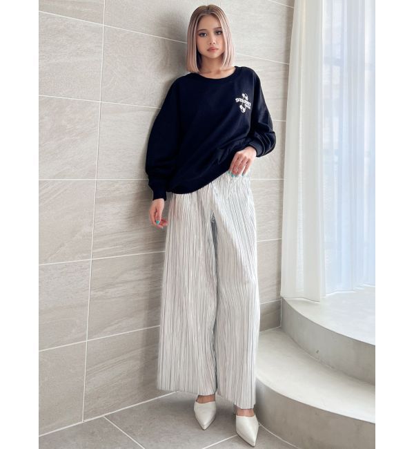 GYDA「foil プリーツワイドパンツ」|その他|