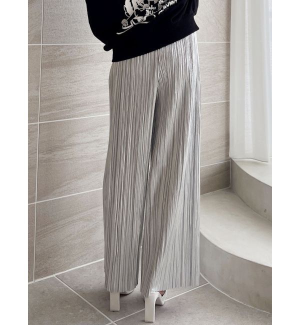 GYDA「foil プリーツワイドパンツ」|その他|