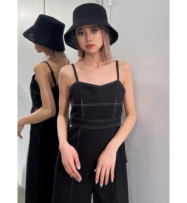 GYDA「サイドOPENワイドロンパース」|オールインワン|