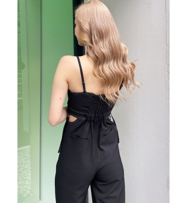 GYDA「サイドOPENワイドロンパース」|オールインワン|