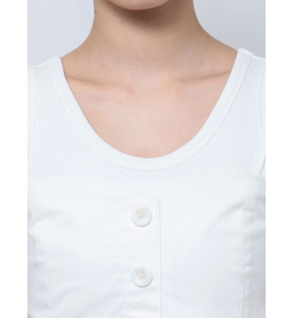 GYDA「タンクトップレイヤードベアブラウス」|シャツ・ブラウス|