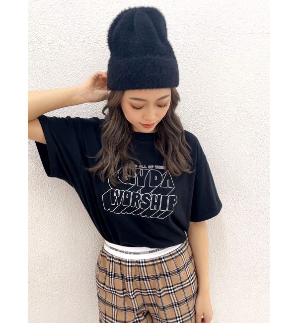 GYDA「Symmetry GYDAシャギーニットCAP」|ニット帽|