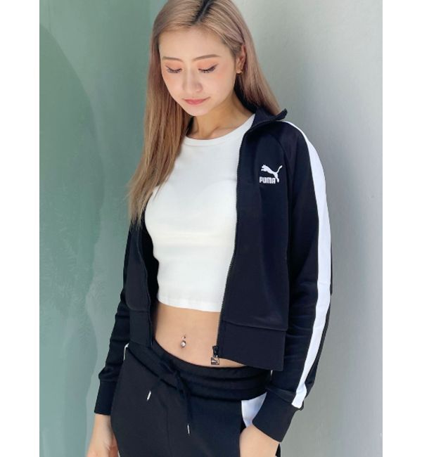 GYDA「PUMA ICONIC T7 トラックジャケット」|カーディガン|ブラック