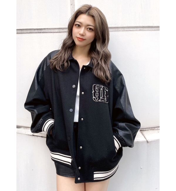 GYDA「DAMSEL BIG スタジャン」|ブルゾン・スタジャン|