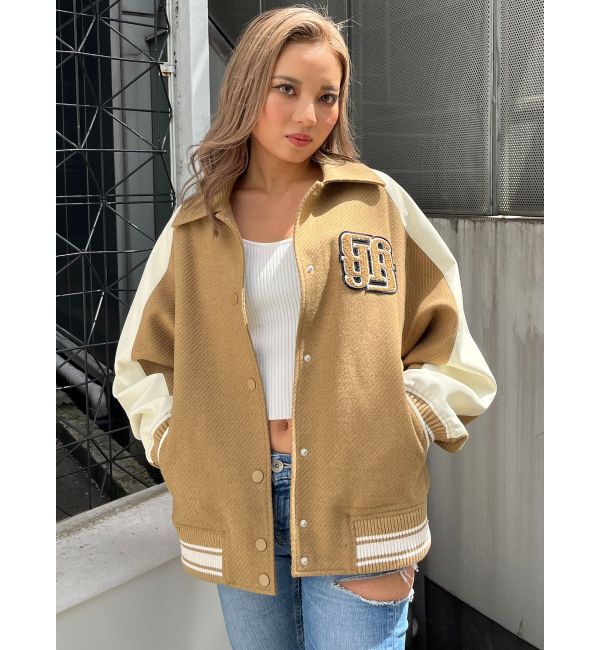 GYDA「DAMSEL BIG スタジャン」|ブルゾン・スタジャン|