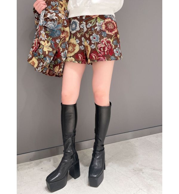 GYDA「Gobelinショートパンツ【SETUP着用可】」|その他|ブラウン