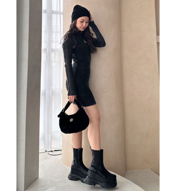 GYDA「Wソールサイドゴアショートブーツ」|ショートブーツ|