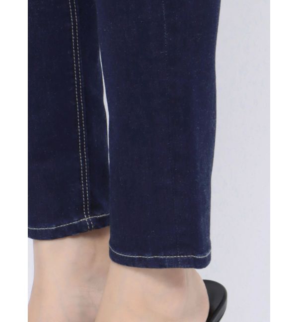 GYDA「ハイウエストワンウォッシュスキニーパンツ」|デニム|