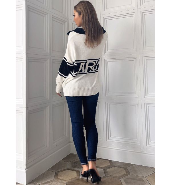 GYDA「ミドルウエストSIDE RIPPEDスキニーデニムパンツ」|デニム|