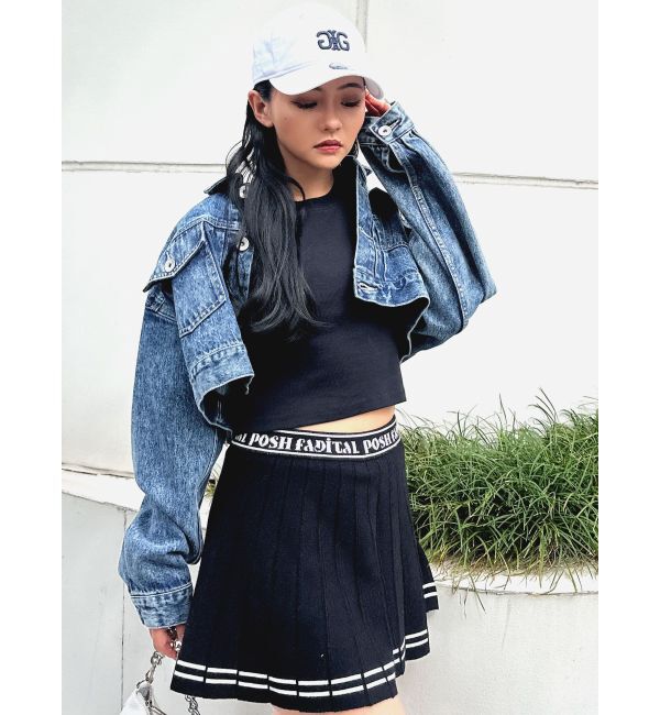 GYDA「Symmetry GYDA DAMAGEショートデニムGジャン【SETUP着用可】」|ブルゾン・スタジャン|