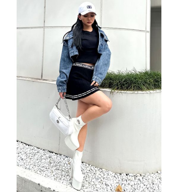 GYDA「Symmetry GYDA DAMAGEショートデニムGジャン【SETUP着用可】」|ブルゾン・スタジャン|