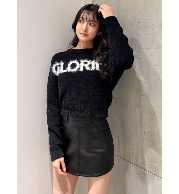 GYDA「フェイクレザースカートライクショートパンツ」|スカート|