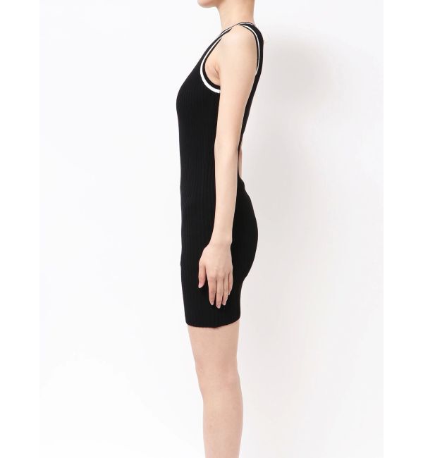 GYDA「SymmetryGYDA ラインリブニットワンピース」|ワンピース|