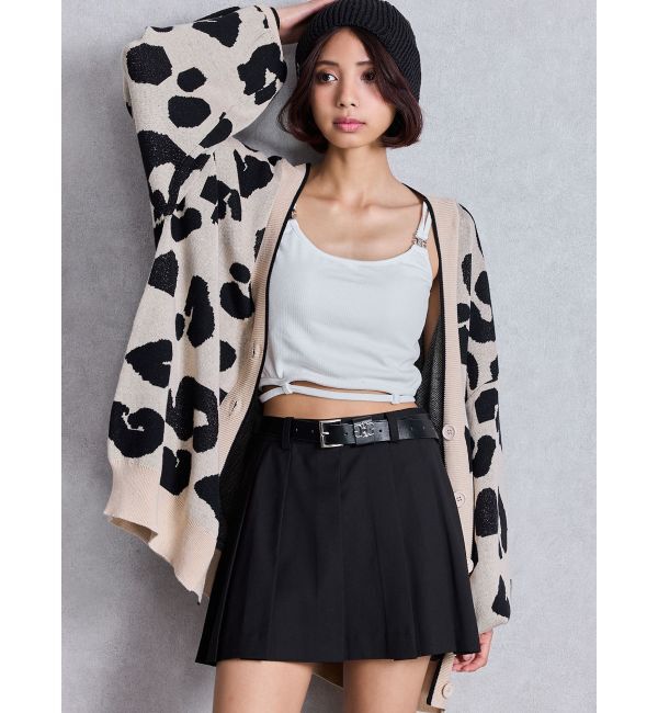 GYDA「ベルトSETプリーツスカートライクショートパンツ」|スカート|