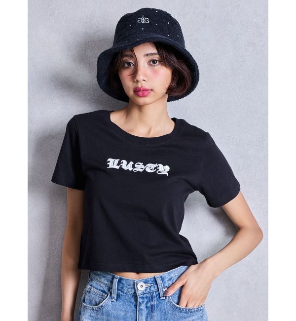 GYDA「ラインストーンパイルバケットハット」|ハット|