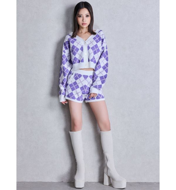 GYDA「ストレッチチャンキーブーツ」|ロングブーツ|