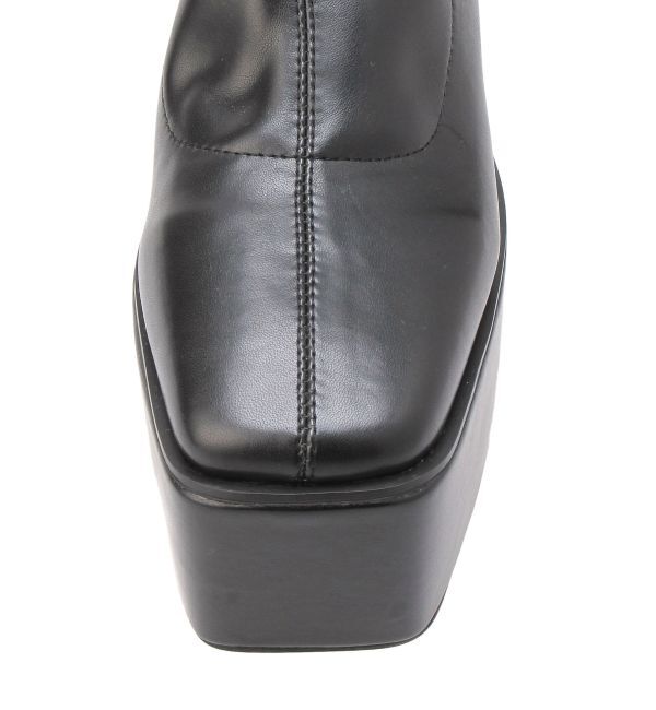 GYDA「ストレッチチャンキーブーツ」|ロングブーツ|