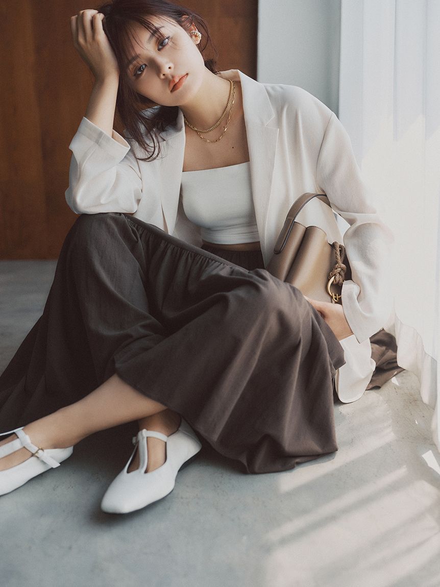 Mila Owen「ストラップ付カップインバンドゥ」|ベスト・ジレ|