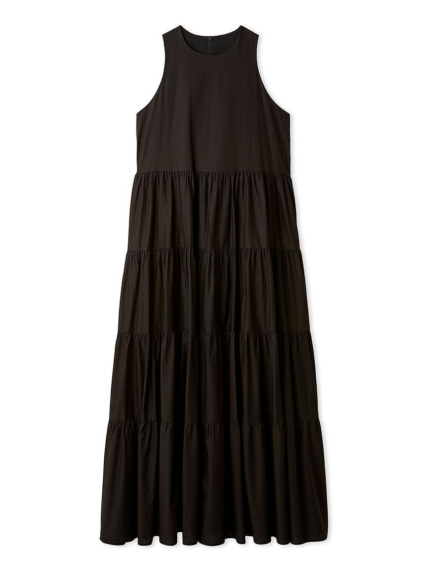 Mila Owen「【ウォッシャブル】クルーネックアメスリティアードロングワンピース」|ワンピース|